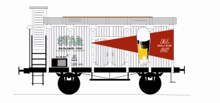 BuBi Model H040094 - H0 -  Bierwagen Star